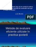 Metode de Evaluare Eficiente