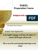 Subject and Verb Agreements