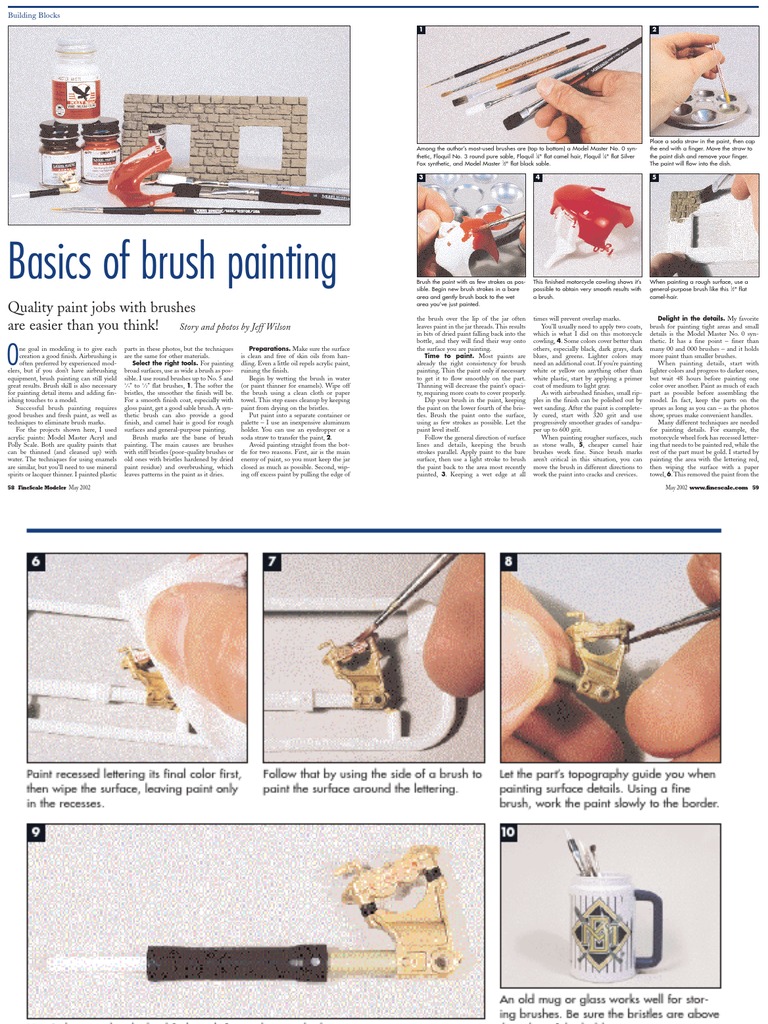 Basics of Brush Painting | Download Free PDF | Paint | Brush
