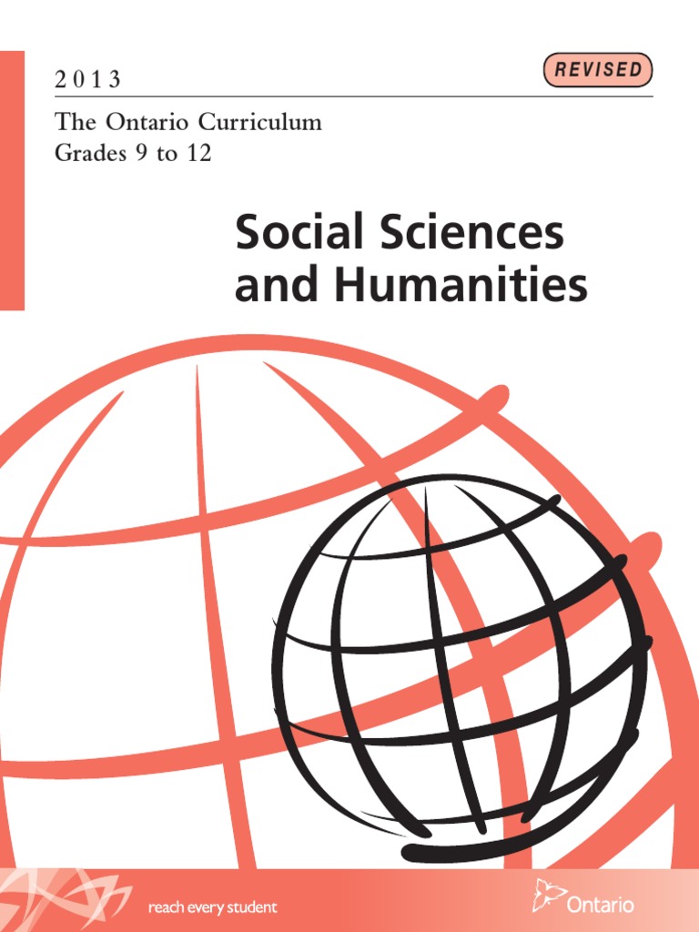 Social Sciences and Humanities 2013 Curriculum, PDF, Teachers