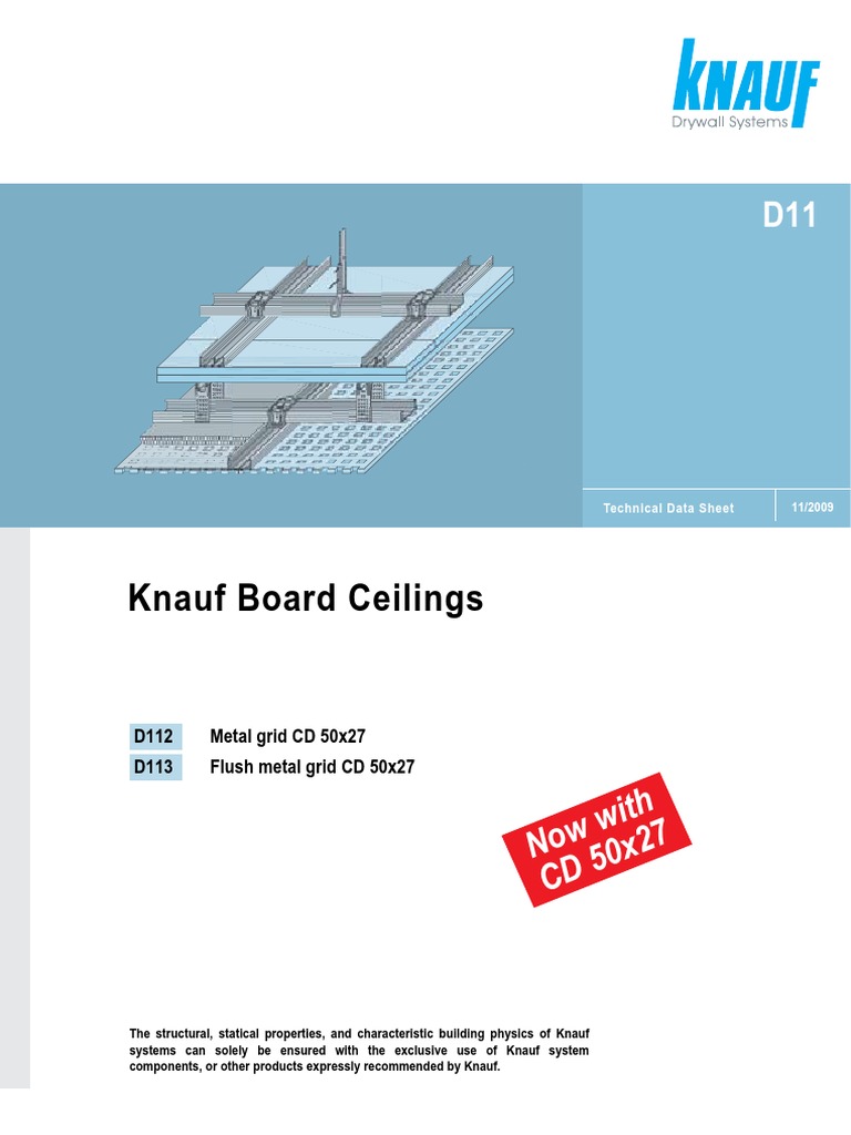 Knauf D11 Systems PDF Drywall Wall
