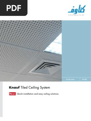 Knauf Ceiling Tiles Brochure Ceiling Tile