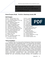 Ilmu Perencanaan Pembangunan Wilayah Dan Perdesaan: Ketua Program Studi: Prof - Dr.Ir. Bambang Juanda, MS
