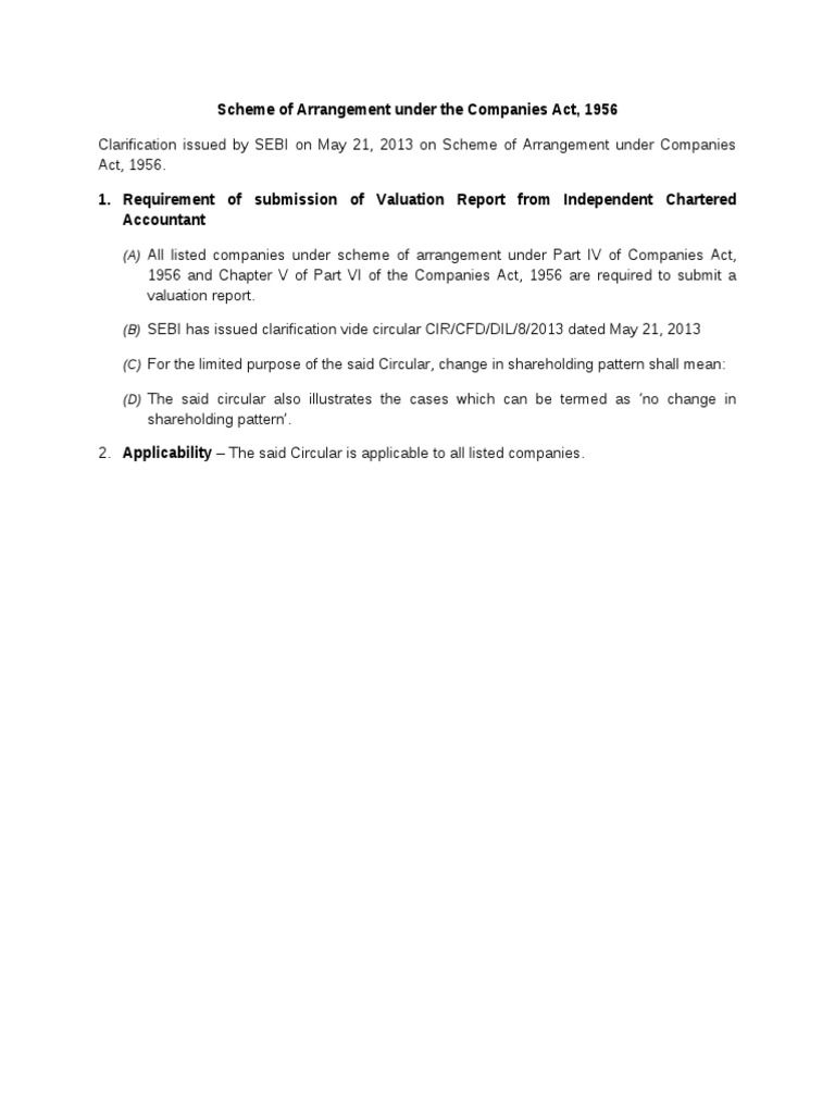 SEBI Clarification for Listed Companies | PDF