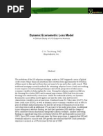 Dynamic Econometric Loss Model