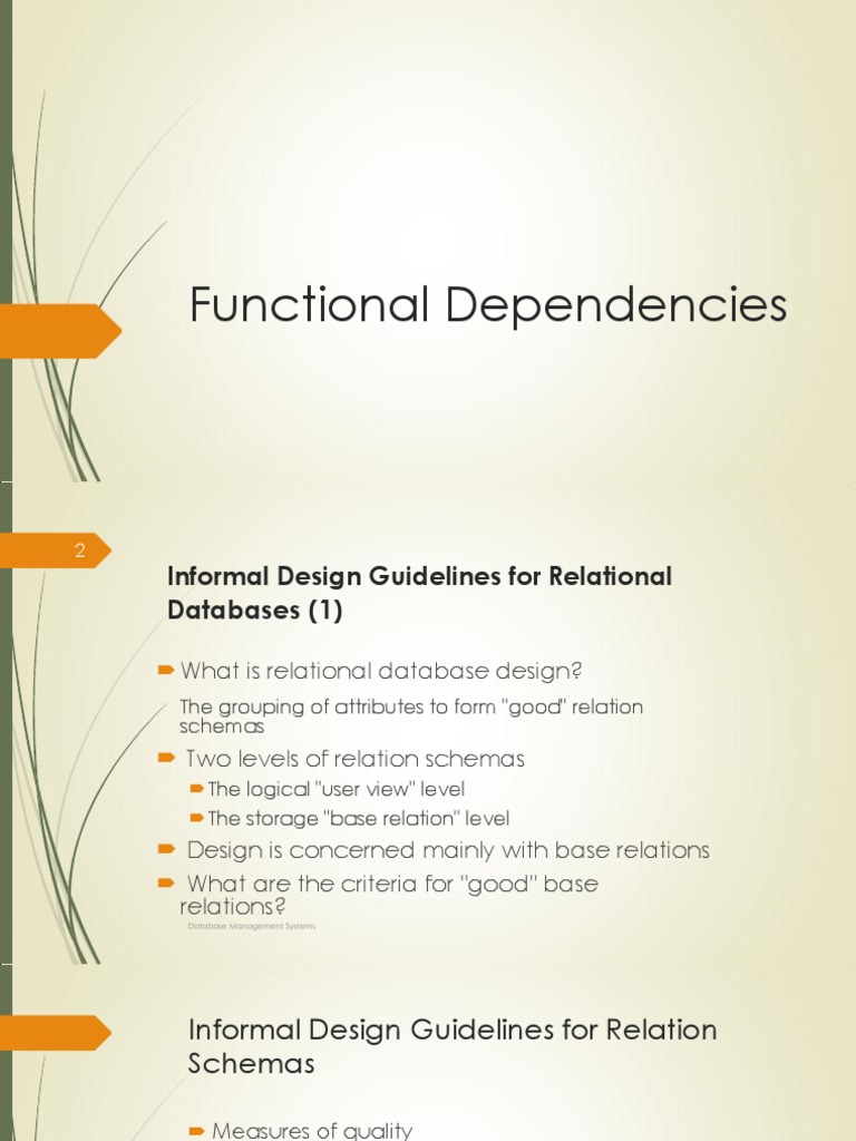 Understanding Functional Dependencies in Databases | PDF | Relational ...