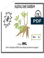 Enye Singkong Khas Sukabumi