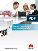 167281181 Huawei eSpace United Communications Solution PDF