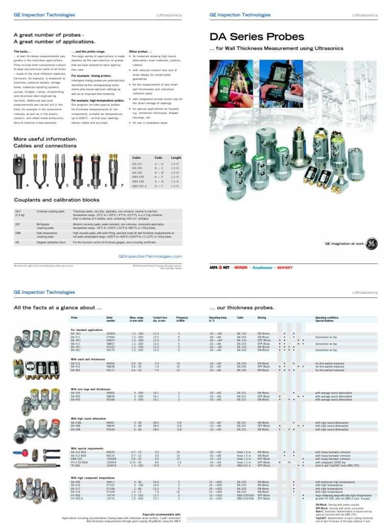 Ultrasonic Thickness Measurement Solutions | PDF | Computers