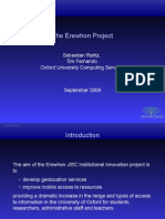 The Erewhon Project: Sebastian Rahtz, Tim Fernando Oxford University Computing Services
