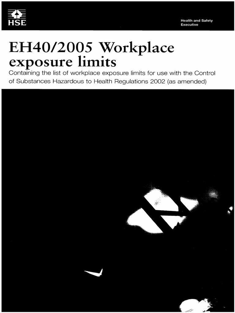 EH40 Workplace Exposure Limits PDF | PDF | Home & Garden