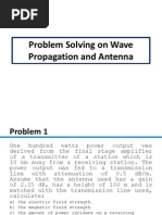 Problem Solving On Wave Propagation and Antenna