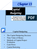 capital budgeting