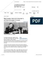 Nazi Leader Heinrich Himmler's Archive Emerges in Israel - RT News