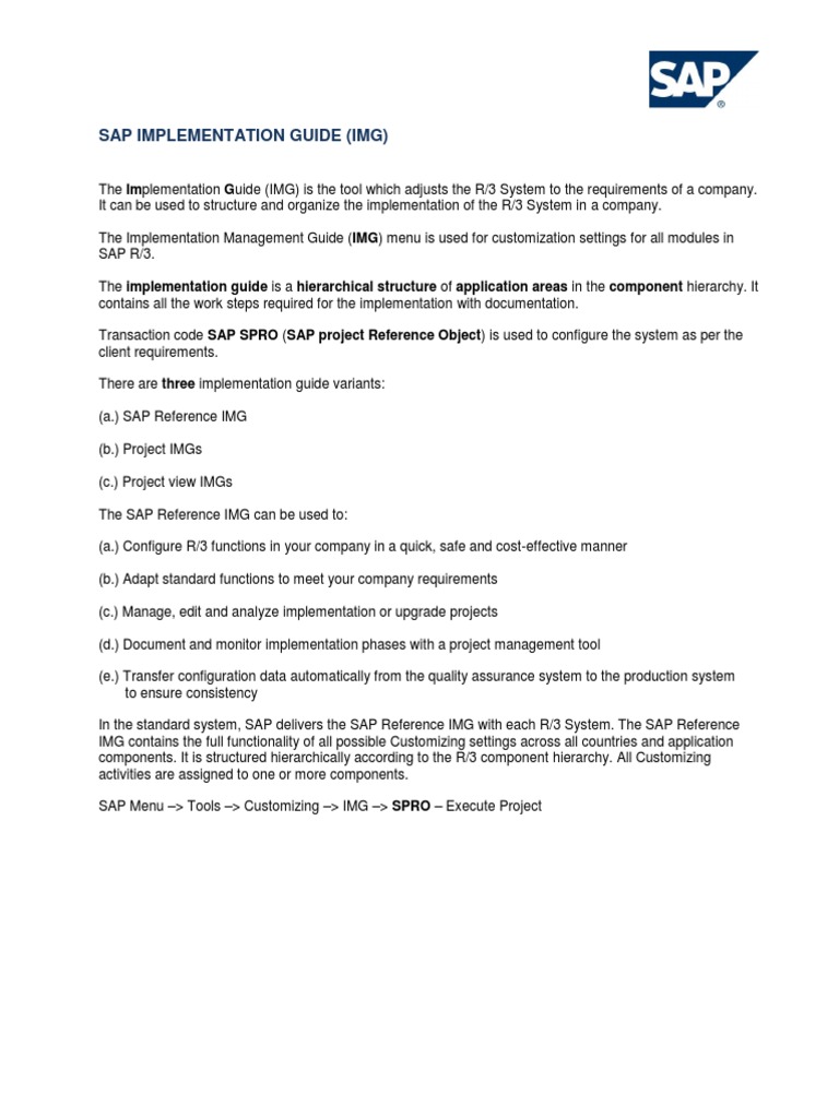 Sap Implementation Guide | PDF | Financial Transaction | Invoice