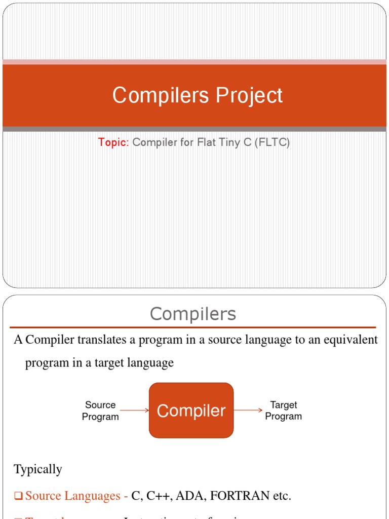 Compiler For Flat Tiny C | PDF | Compiler | Parsing