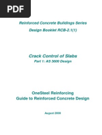 Crack Control of Slabs - Design Booklet