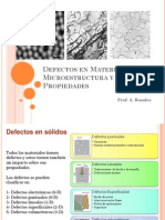 Tema 2 Defectos en Materiales