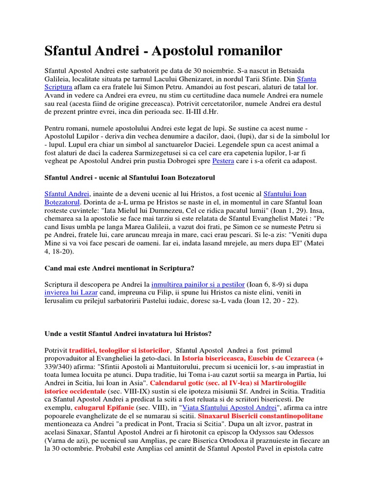Sfantul Andrei