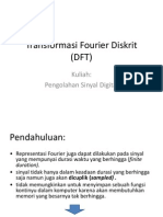 Diskrit Transformasi Fourier