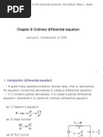 Ordinary Differential Equation