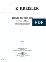 Kreisler - Hymn To The Sun Rimsky Violin