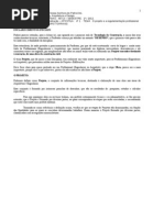 01 - Capítulo nº 1 - O projeto e a regulamaentação profissional. doc