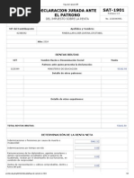 Formato SAT 1901 | PDF | Impuestos | Salario