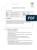 PROGRAMA Composición y Expresión Oral PDF