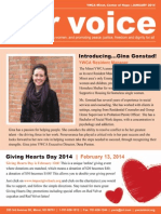 Our Voice, January 2014 