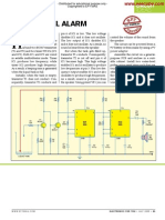 LIQUID LEVEL ALARM CIRCUIT