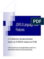 2005 01 25 JDK5 Language New Features