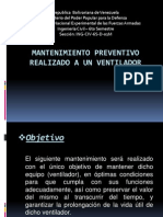 Mantenimiento Preventivo Realizado a Un Ventilador