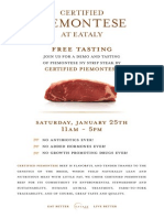 Piemontese: Join Us For A Demo and Tasting of Piemontese NY Strip Steak by