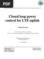 Closed Loop Power Control For LTE Uplink