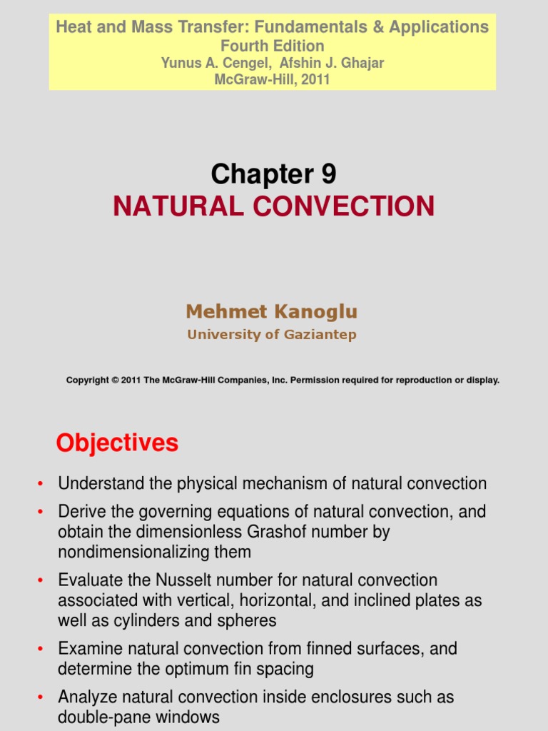 Heat 4e Chap09 Lecture Pdf Heat Transfer Convection