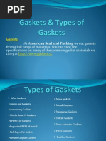 Gaskets and Types of Gaskets Materials