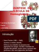 Biossíntese Da Molécula de Hemoglobina