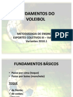 Fundamentos Do Voleibol