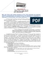 Análise dos direitos e garantias do artigo 5o da CF