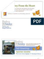 Perfect Smiles Dentistry - Fall 2009 Newsletter