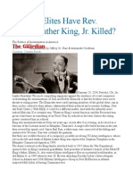 Did The Elites Have Rev. Martin Luther King, Jr. Killed