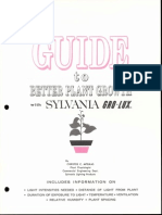 Sylvania Gro-Lux Guide To Better Plant Growth Brochure 1964