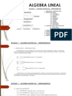 Bloque 1 - Algebra Lineal