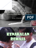 Presentasi Kenakalan Remaja