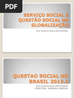 SERVIÇO SOCIAL E QUESTÃO SOCIAL NA