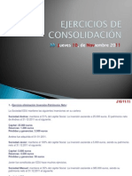 Ejercicios de Consolidacion