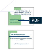 Standardizacija I Dizajniranje Modela Upravljanja Rizicima Amir Softic