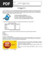 Simulado de Ciências 6º ano A e B