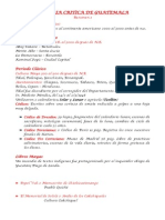 Historia Critica de Guatemala